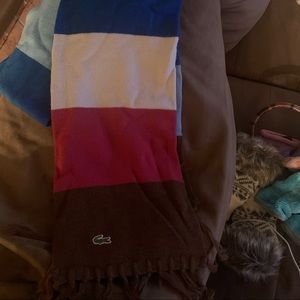 Lacoste Unisex colorful scarf